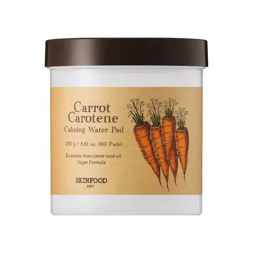 Skinfood Carrot Carotene Calming Water Pad 60'S - Brown