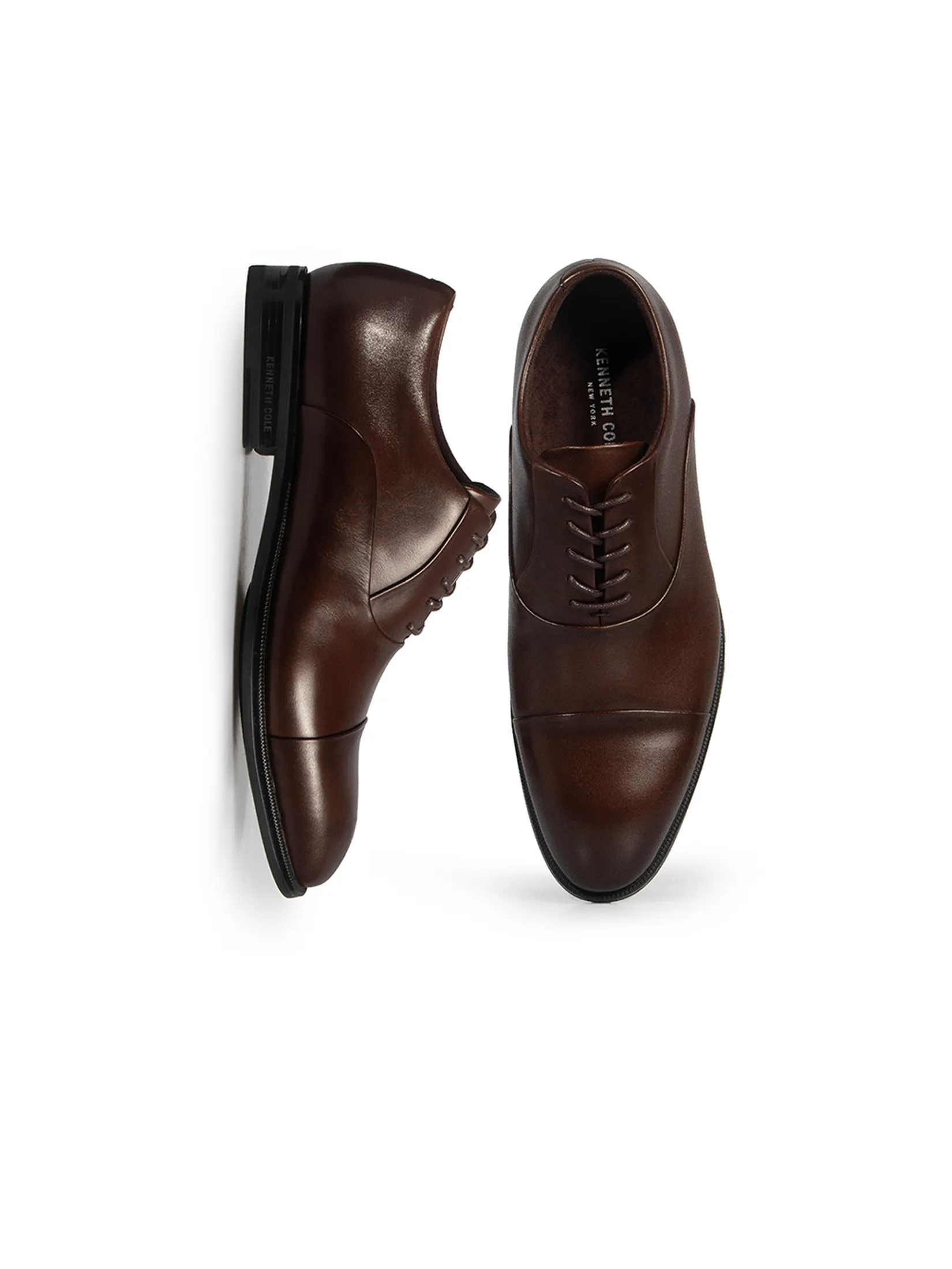 KENNETH COLE MEN DRESS SHOES REBOUNDPOD LACE UP D / CARAFE