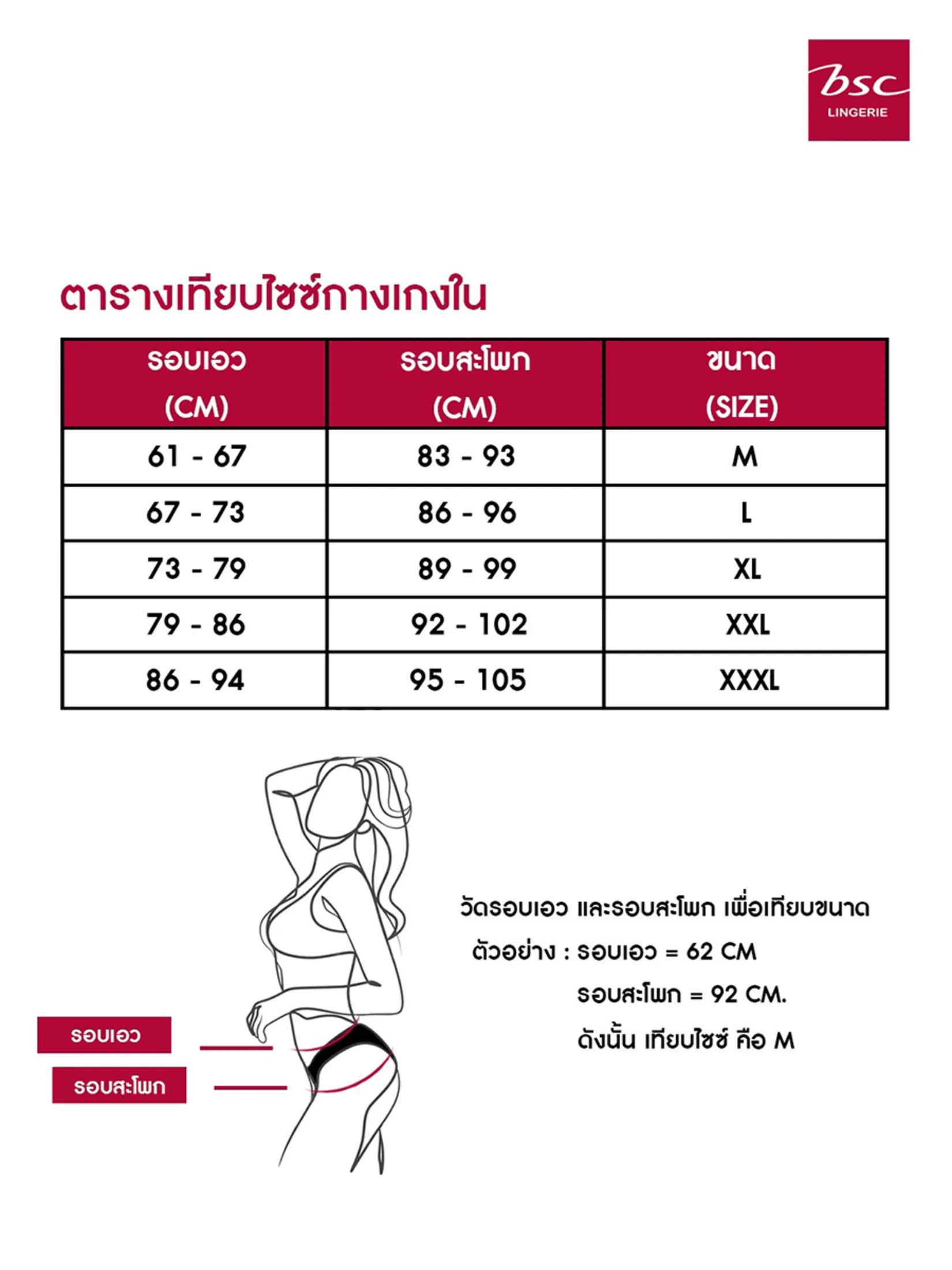 BSC LINGERIE Women's Panties Full Brief sexy lace BU5377IV - Pink