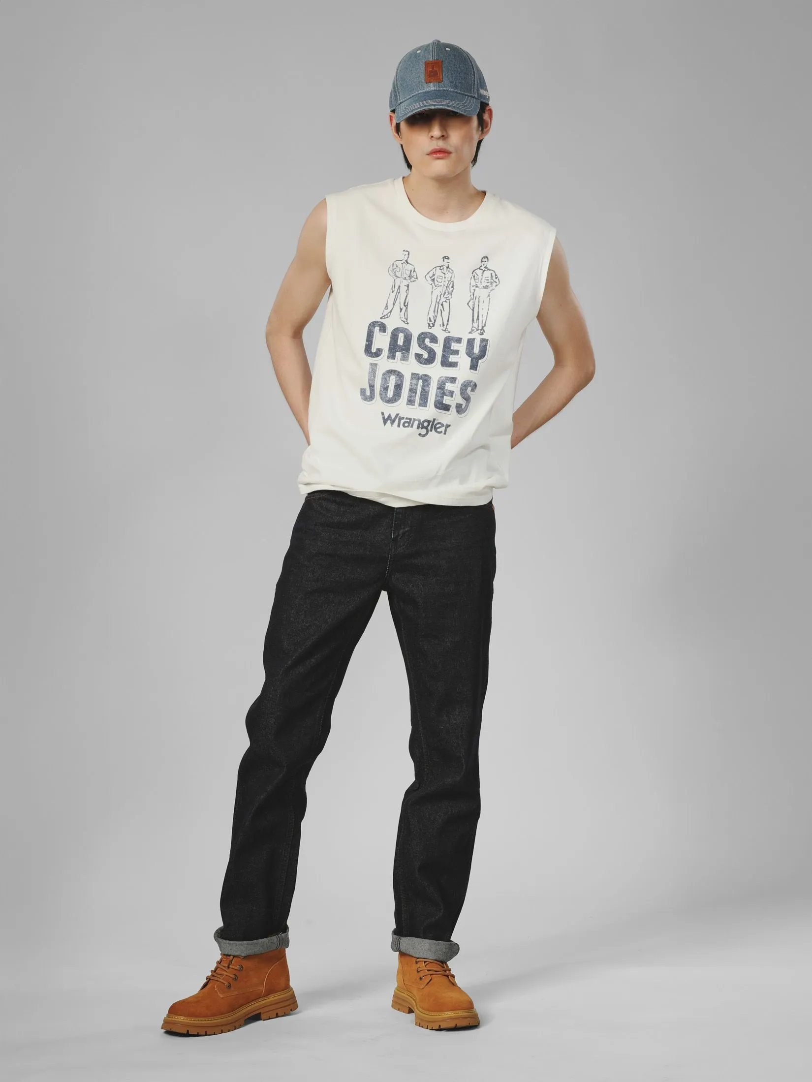 WRANGLER Men's Jeans Casey Jones Collection Mid MWZ Fit Midnight