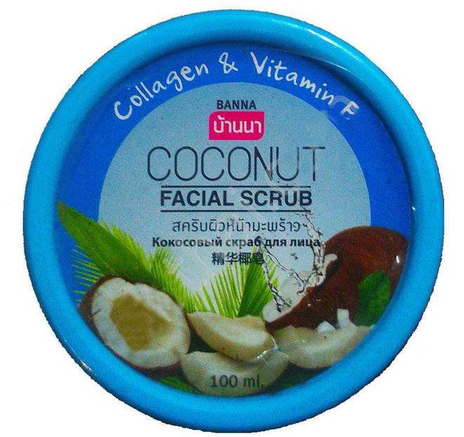 Кокосовый скраб для лица Banna 100 мл