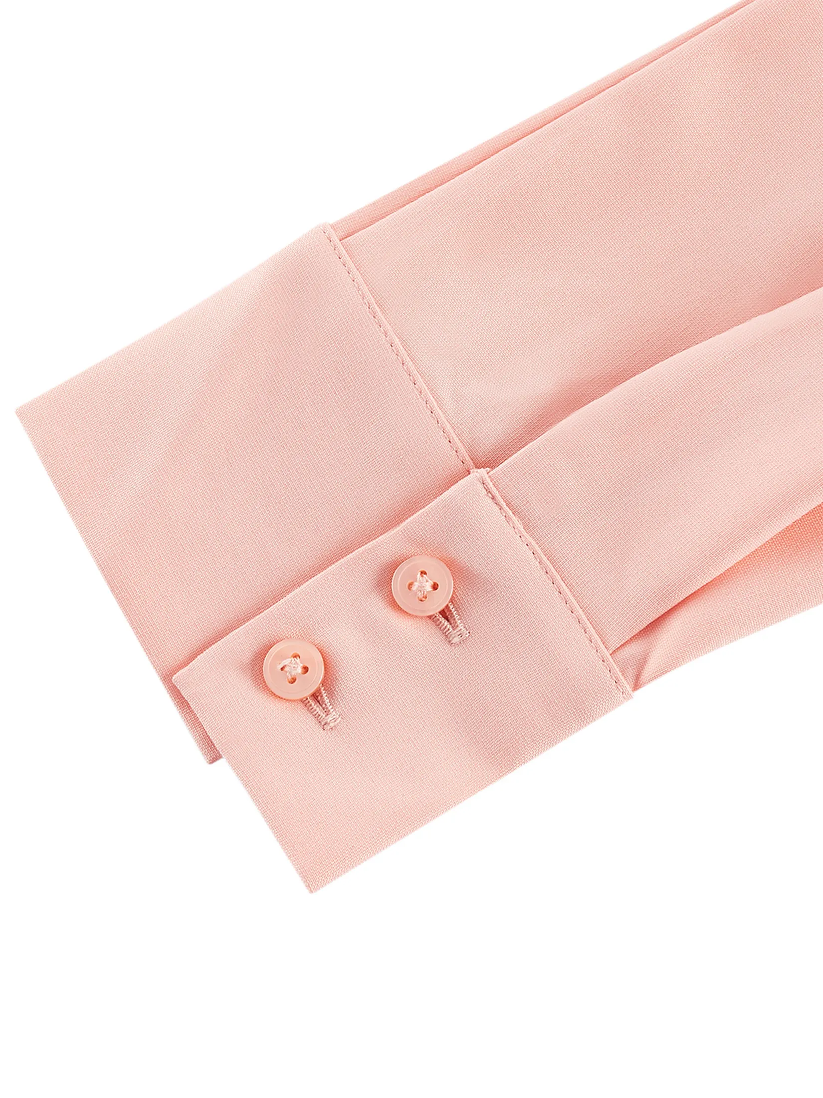 G2000 Women Clothing Coolmax Yd Poly Plainweave With Detachable Tie Shirt Slim Fit - Pink