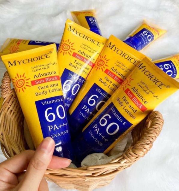 Солнцезащитный лосьон для тела PA60+++ Mychoice 150 гр