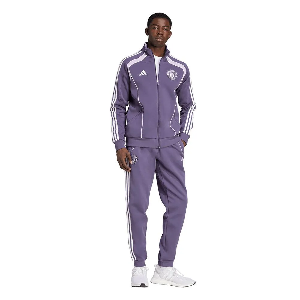 ADIDAS Manchester United UBP Doubleknit Tracksuit Men Football Pants Purple - AD001SH792EMTH