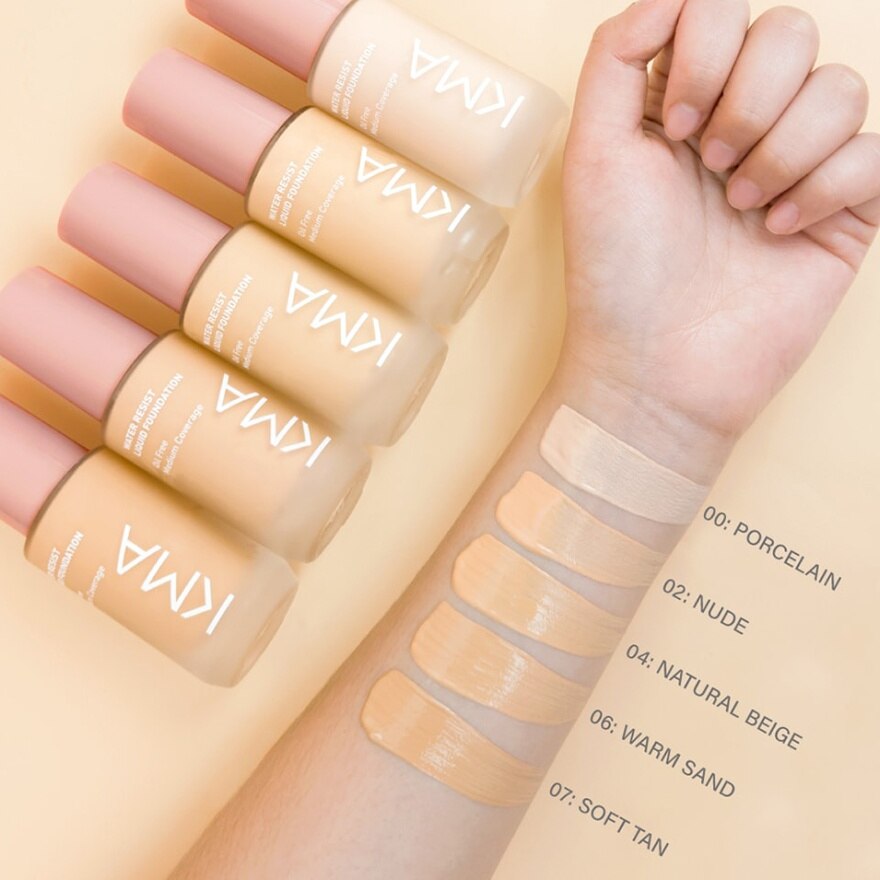 KMA Water Resist Liquid Foundation30ml02