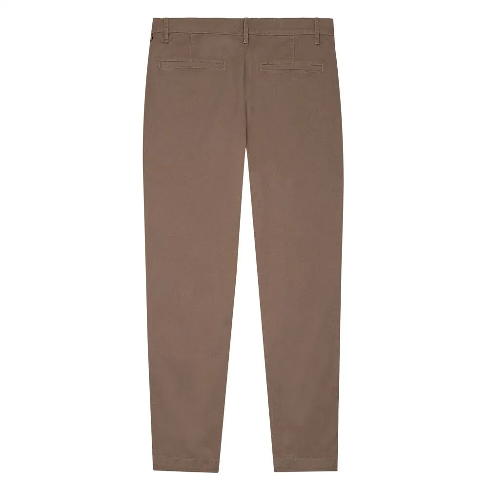 GIORDANO Brown Men's Low rise Slim Taper Super Stretch Pants