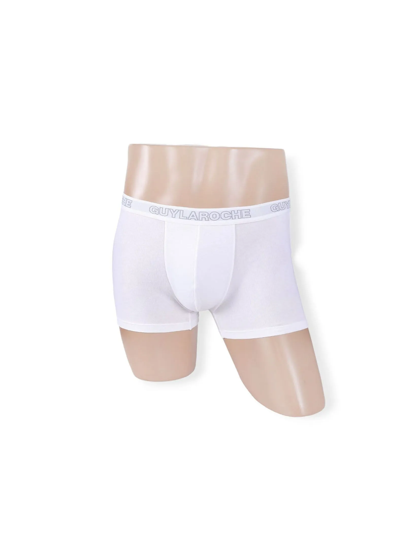 GUY LAROCHE INNERWEAR Men TRUNKS Underwear PACK 2 Pcs. - White