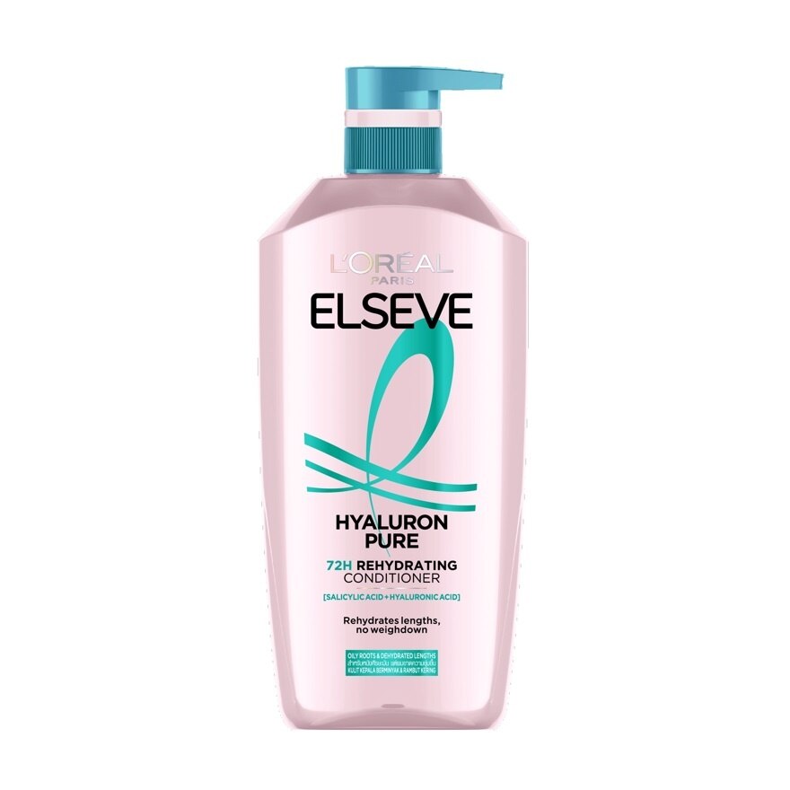 L'Oreal Paris Elseve Conditioner Hyaluron Pure 72H Rehydrating 375 Ml. - Purple