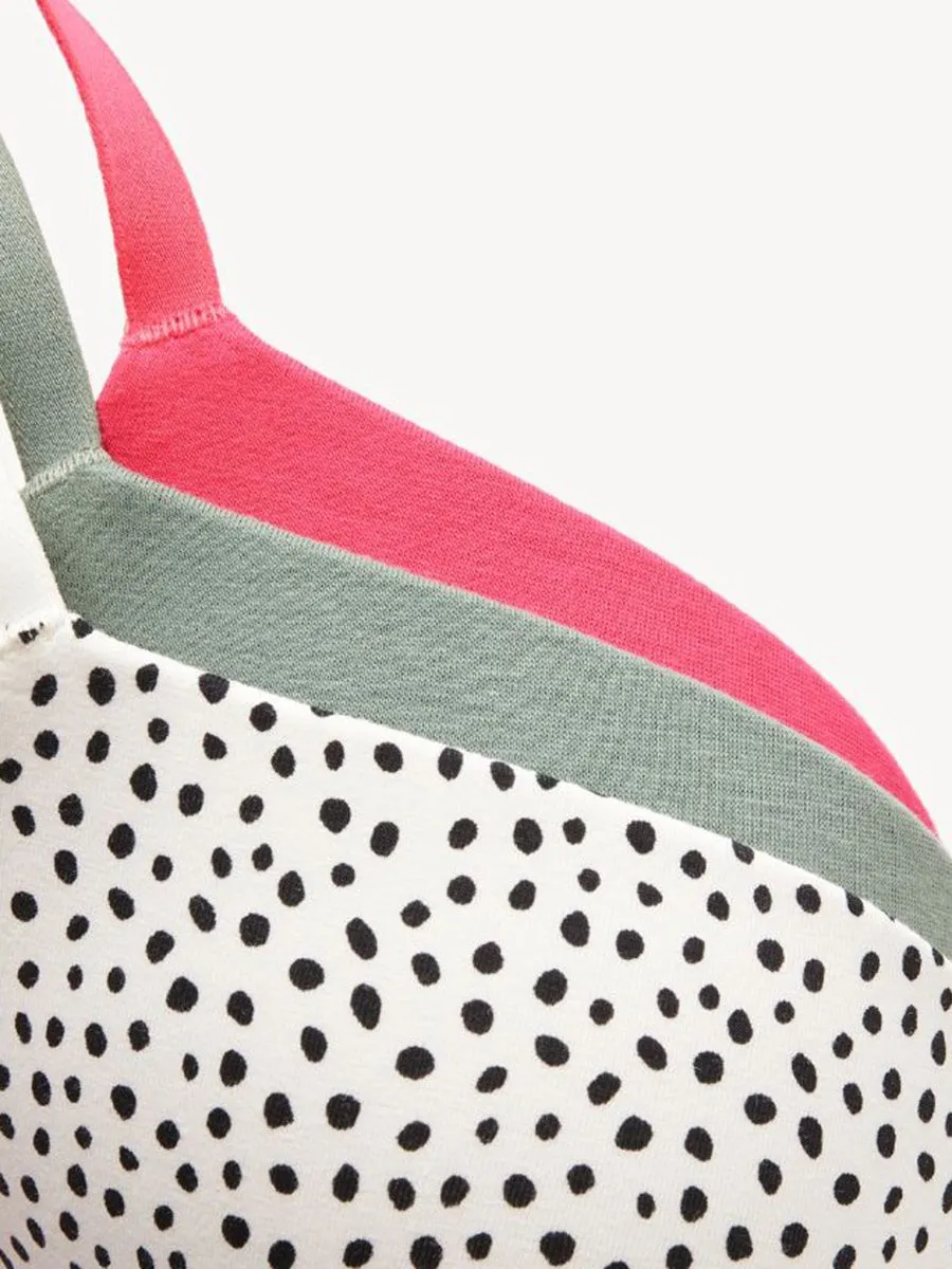 MARKS & SPENCER Women T-Shirt Bras Cotton Wired Plunge 3pk