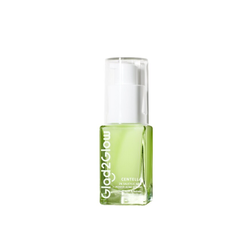 Glad2Glow Serum Centella Salicylic Acid Power Acne 17 Ml. - Green