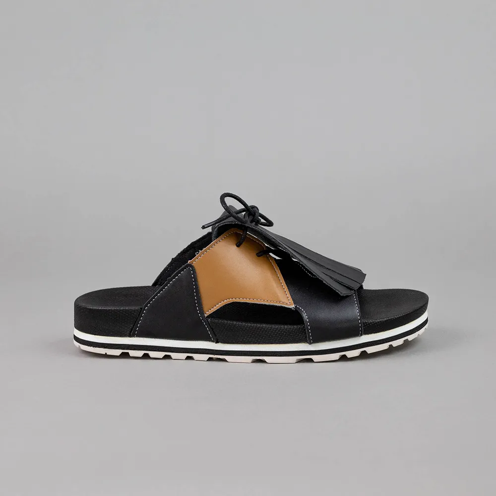 HEAVY Brown/Tan Sandals Exclusive at Central HVPK VS9212 Size - 39 EU