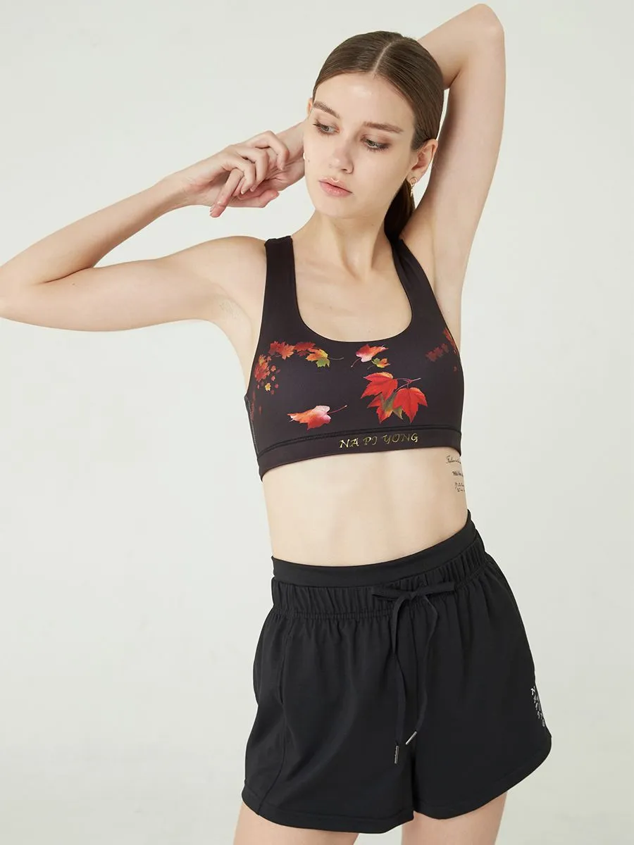 NAPIYONG Maple in Luv Sports Bra