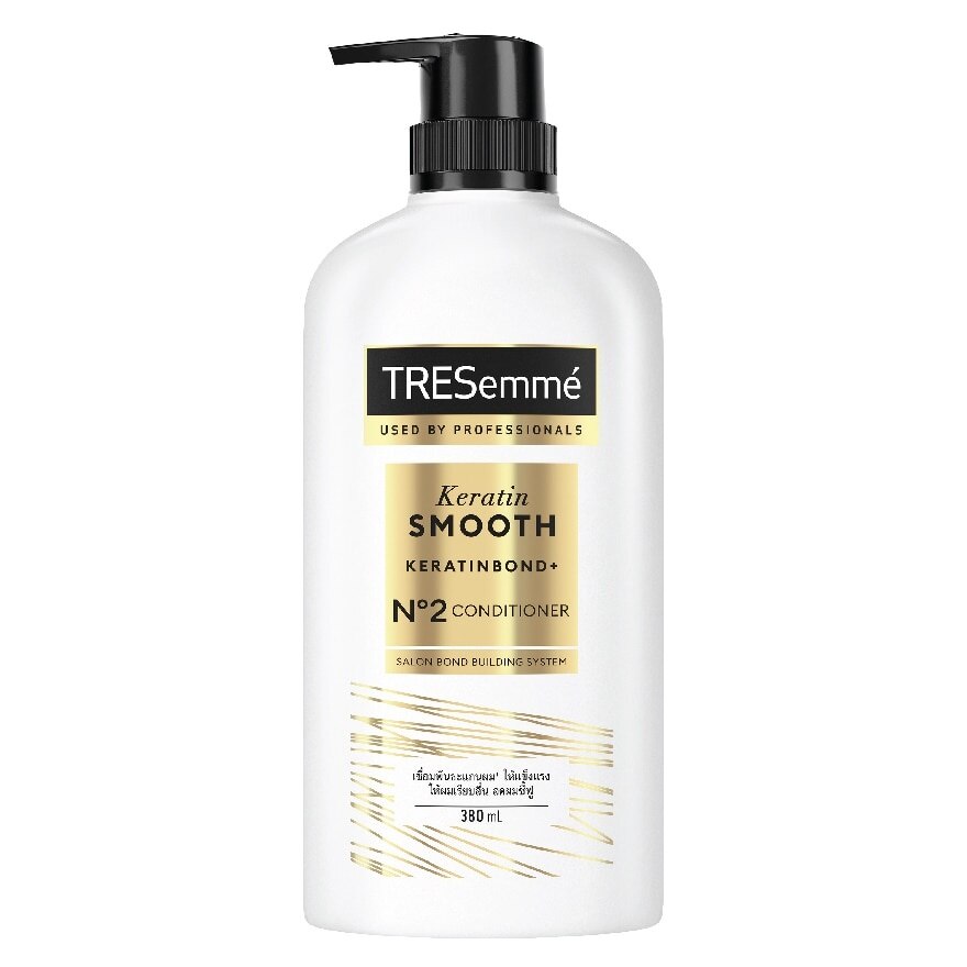 TRESemme Conditioner Keratin Smooth 380 Ml. ครีมนวดผม แข็งแรง เรียบลื่น ลดผมชี้ฟู
