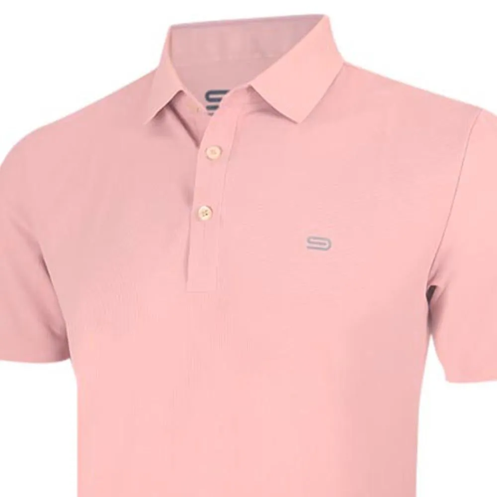 9NINE Men Golf Polo Shirt N25GOPOM05 Pink - 9N358AP619EKTH
