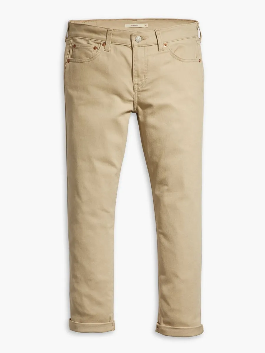 LEVI'S Women's Mid-Rise Boyfriend Jeans Safari Twill
