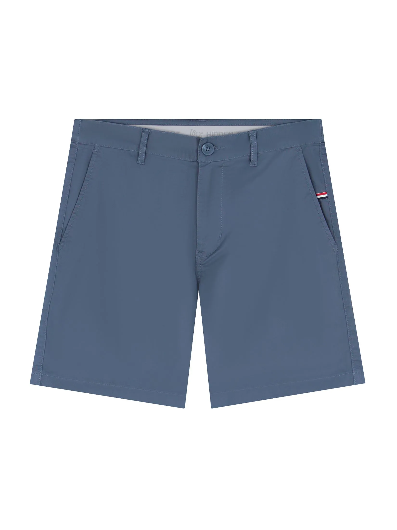 GIORDANO Men's Slim Taper Shorts (180° Elastic Waist) Neptune blue