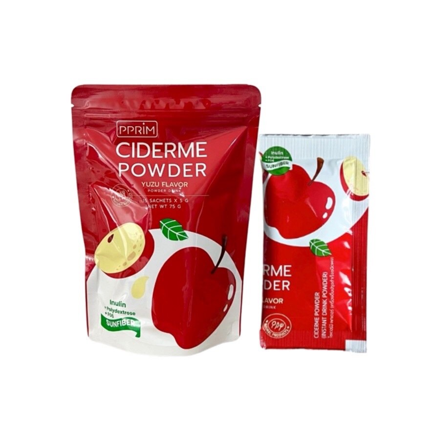 PPRIM Ciderme Powder Yuzu Flavor 15 Sachets