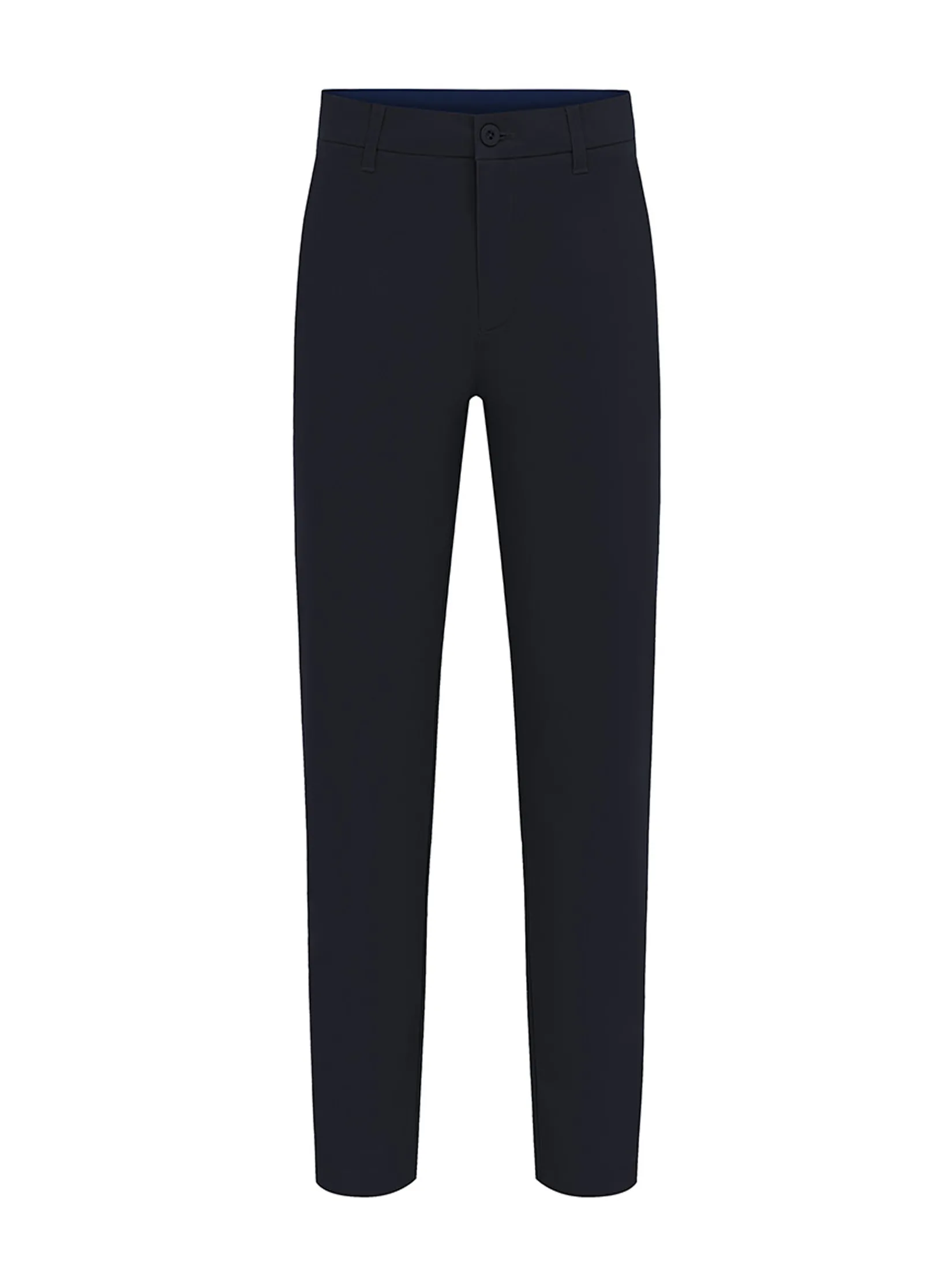 DAPPER Men Slim-Fit Comfort Chino Pants Navy