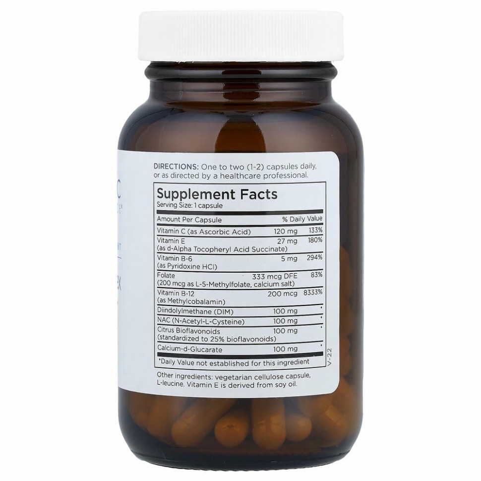 Metabolic Maintenance, DIM Complex, дииндолилметан с кофакторами, 60 капсул