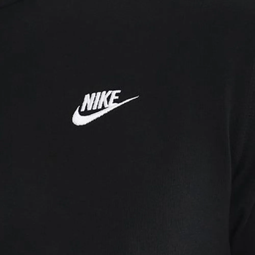 NIKE Men T-Shirt Club Henry Black - NI083AP244EMTH