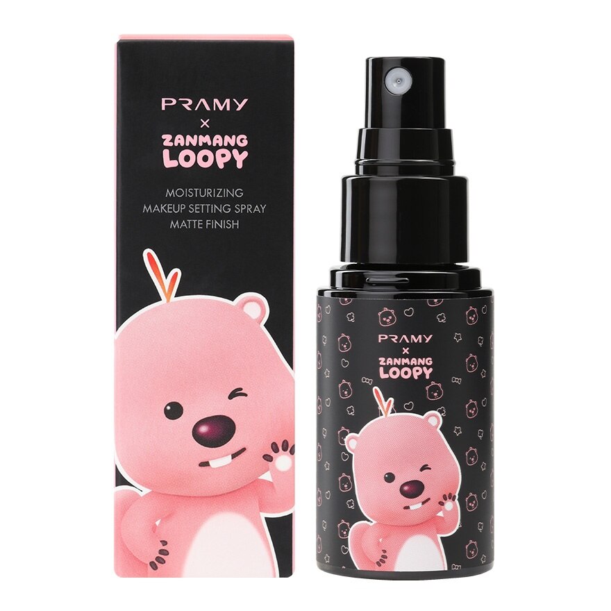 Pramy Zanmang Loopy Moisturizing Makeup Setting Spray Matte Finish 30ml.