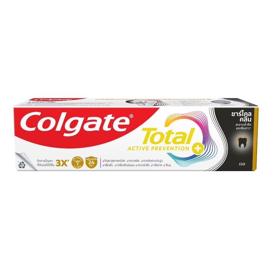 Colgate Toothpaste Total Charcoal Clean 150 G. - Black