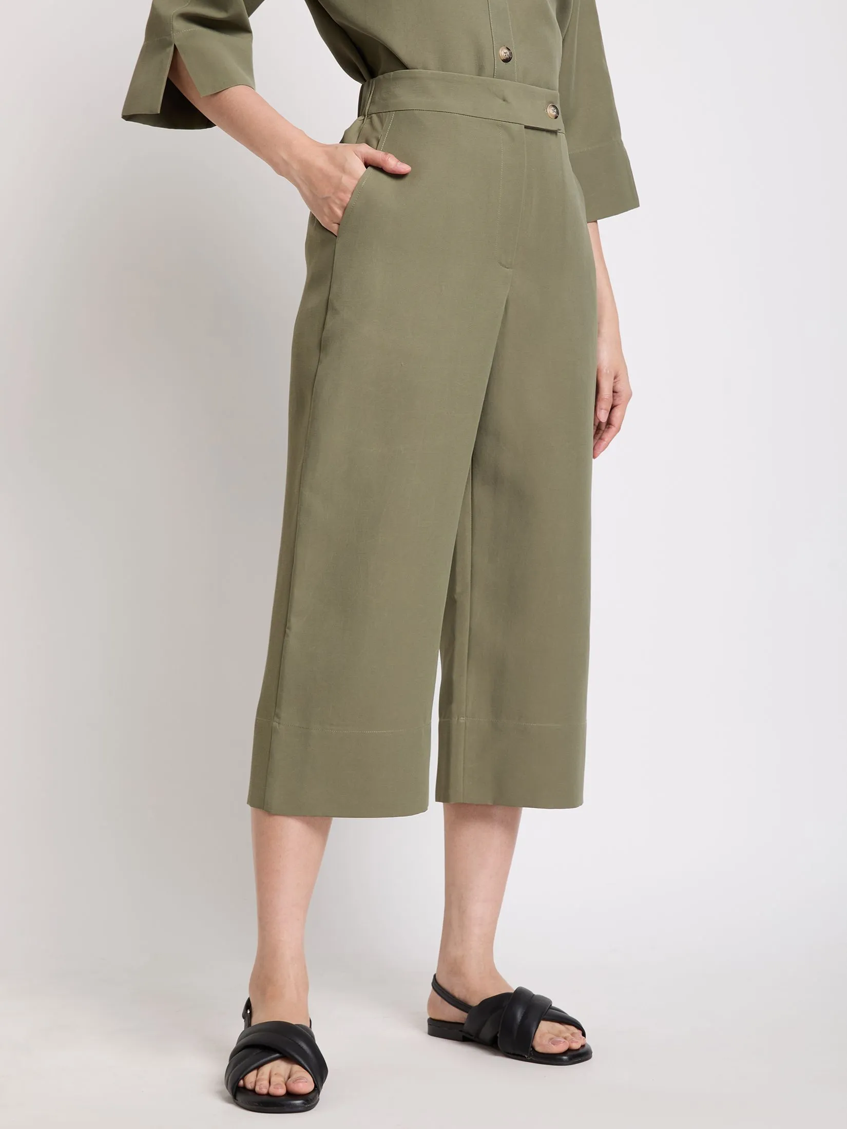 SIMPLICITY Women Pants Crop