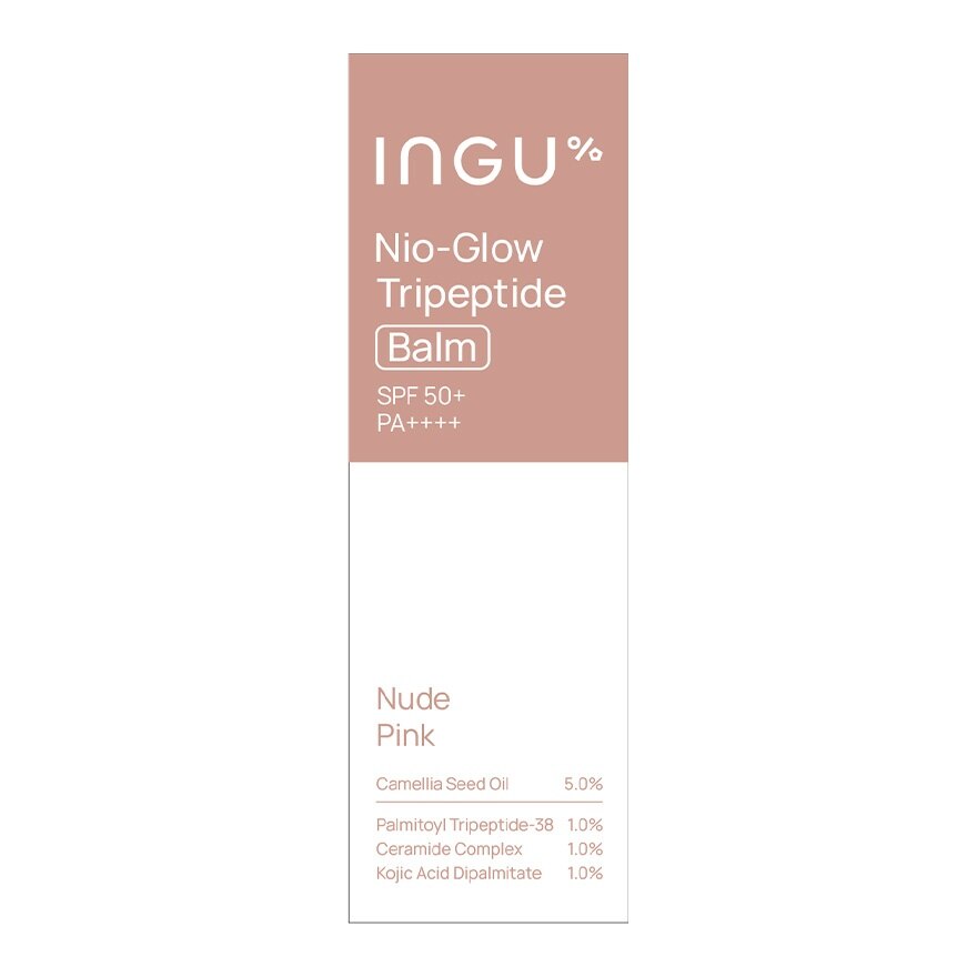INGU Nio-Glow Tripeptide Balm SPF 50 PA++++ Nude Pink 10 ml.