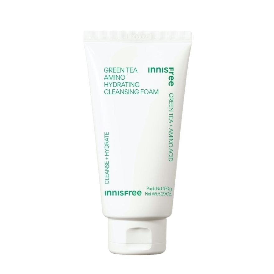 Innisfree Cleansing Foam Green Tea Amino Hydrating 150 G. โฟมล้างหน้า