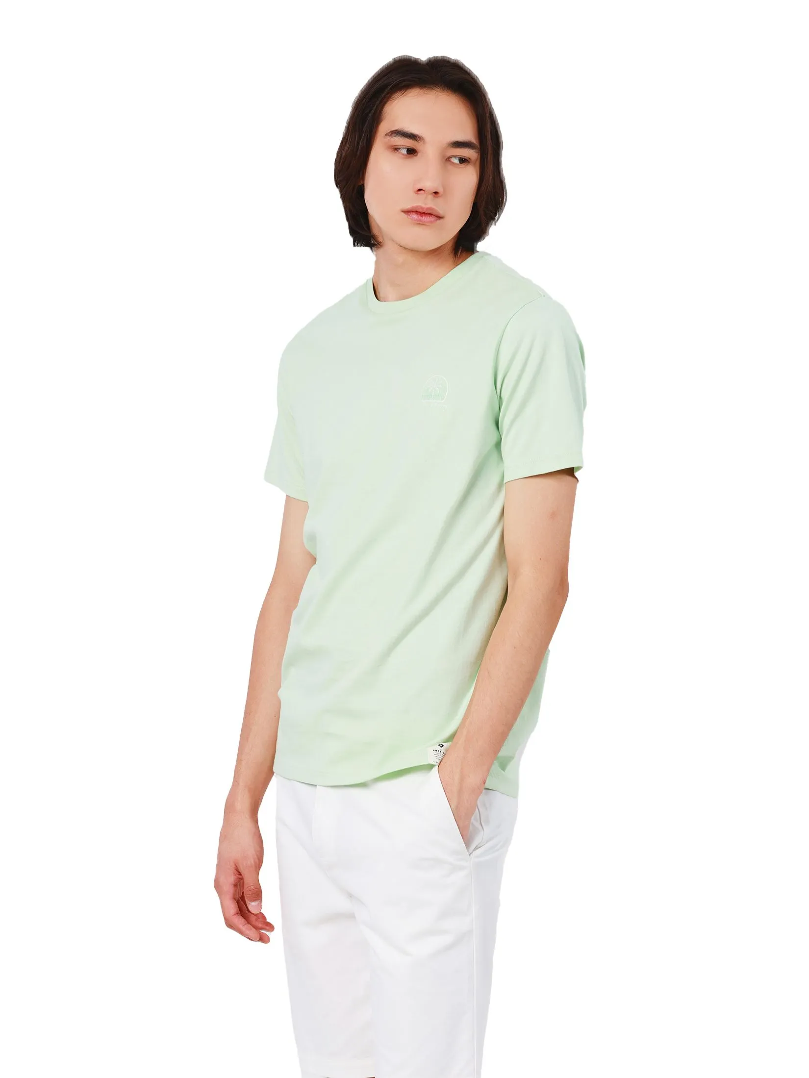 JOHN HENRY Men's T-Shirts (Slim Fit) Rejuvenate Vacation Green