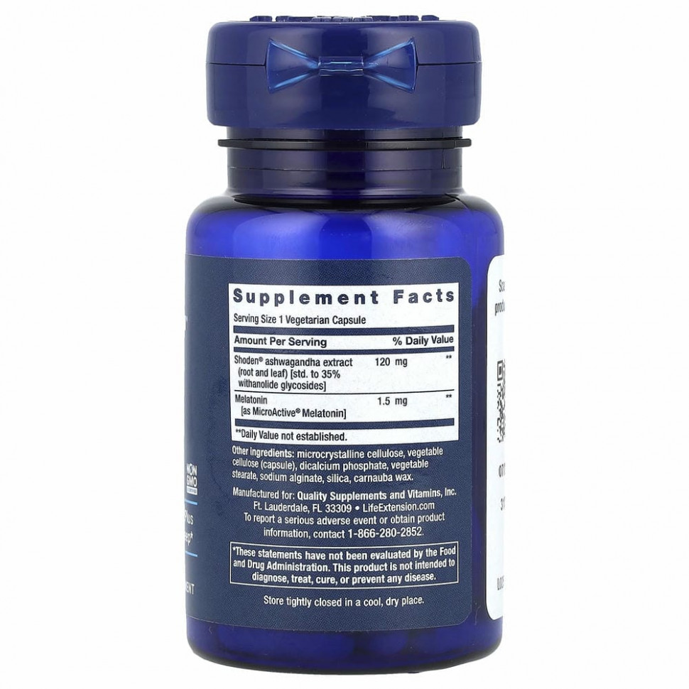 Life Extension, Rest & Renew, 30 вегетарианских капсул