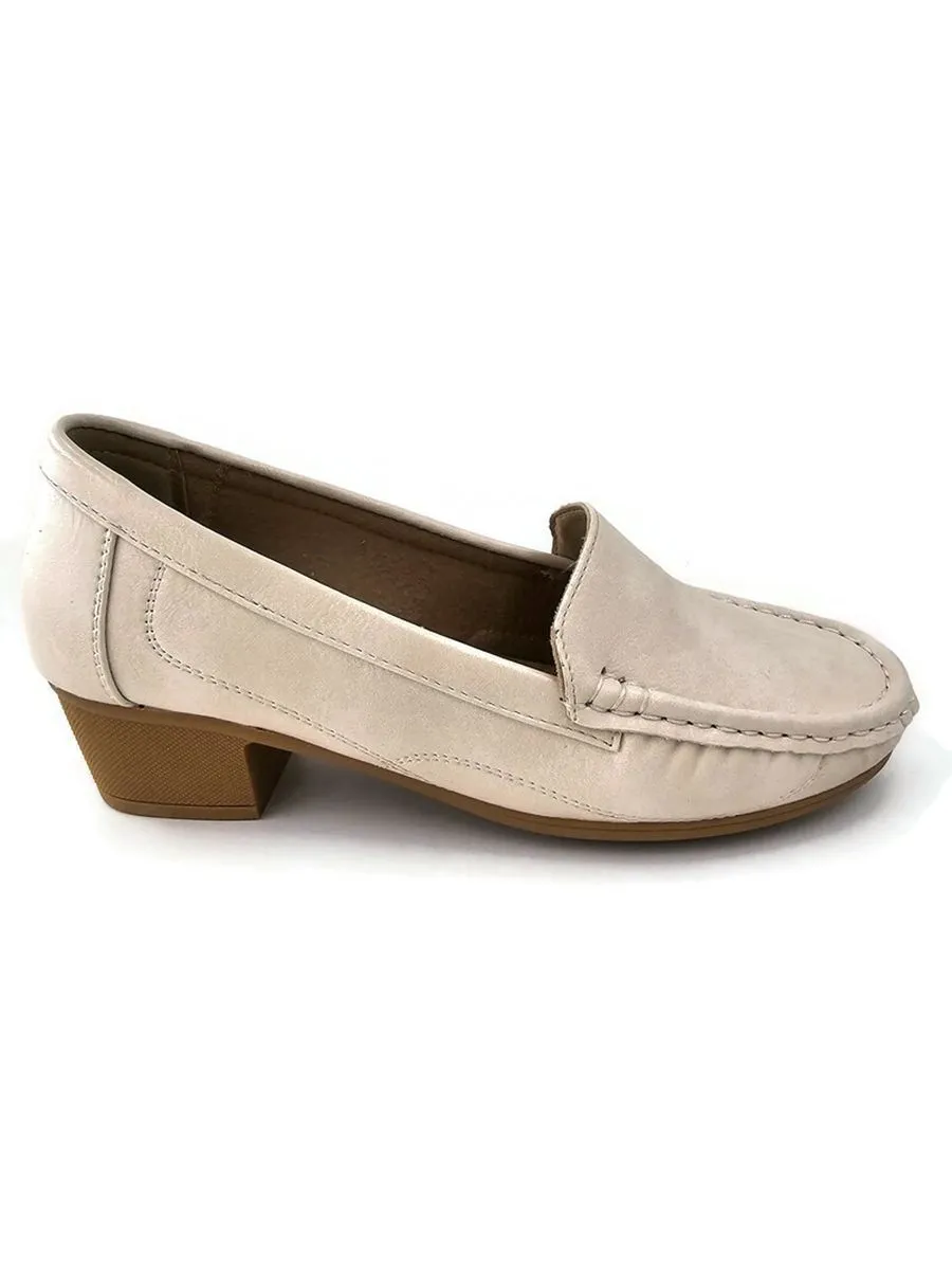 KLIN Woman Loafer Pump Ivory