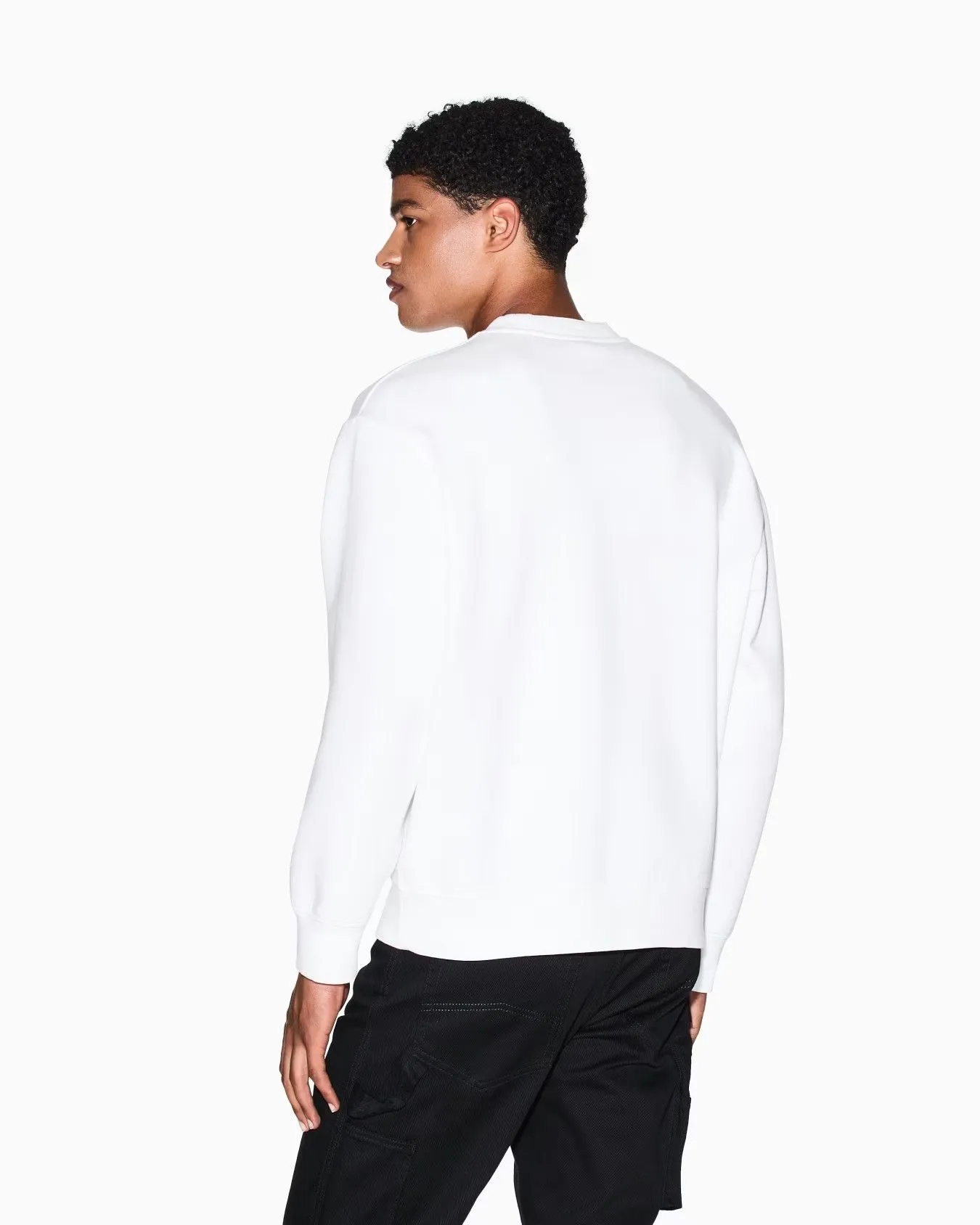 ARMANI EXCHANGE Sweatshirt Male XM001371-AF13047-U0009 Off-White