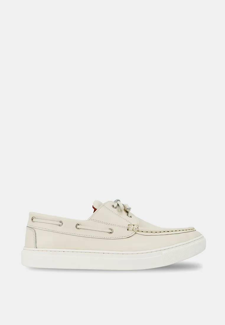 BROWN STONE BROWN STONE NEW YORK BOAT SHOE OFF WHITE