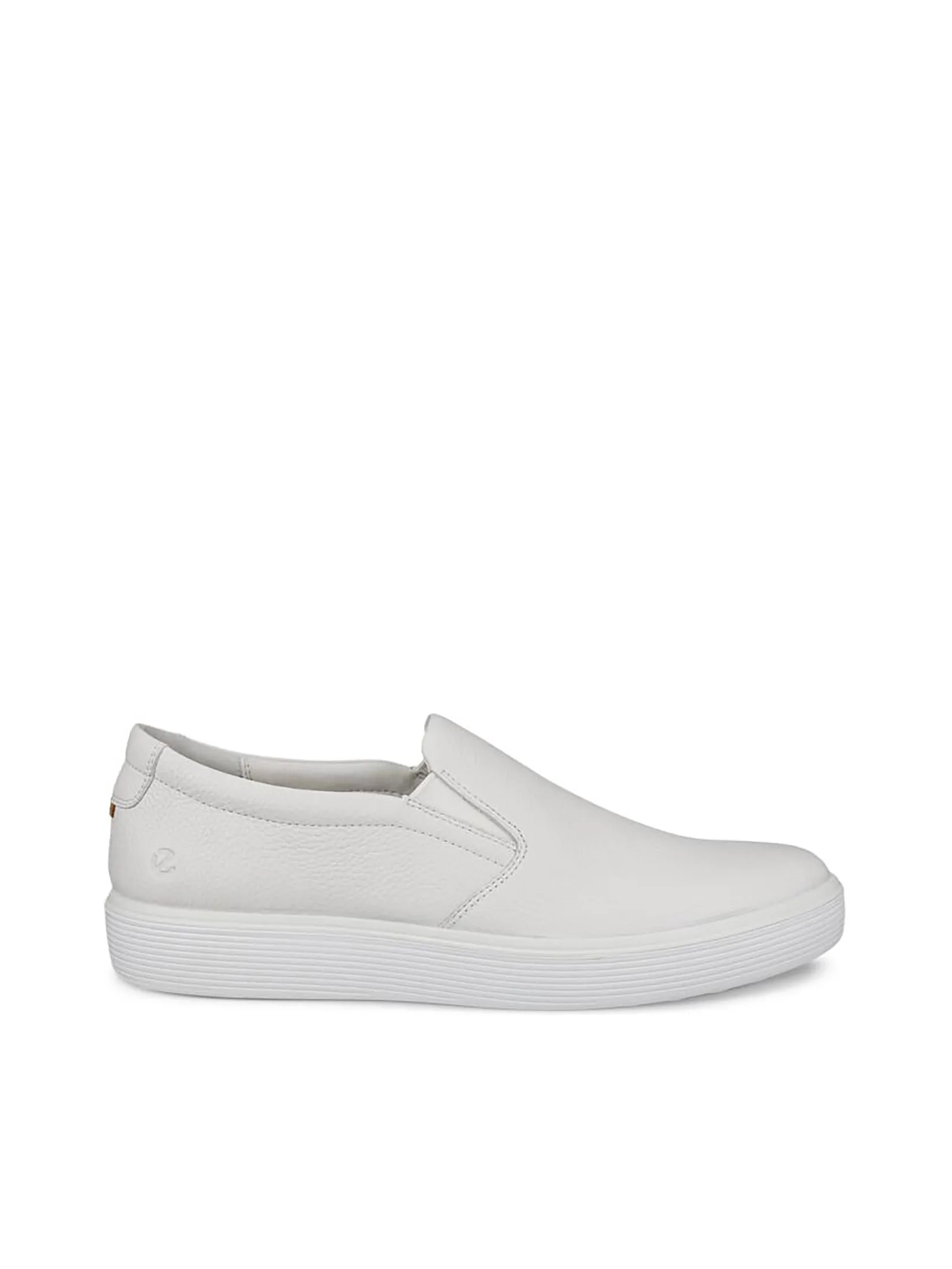 ECCO Men Slip-On Soft 60 White