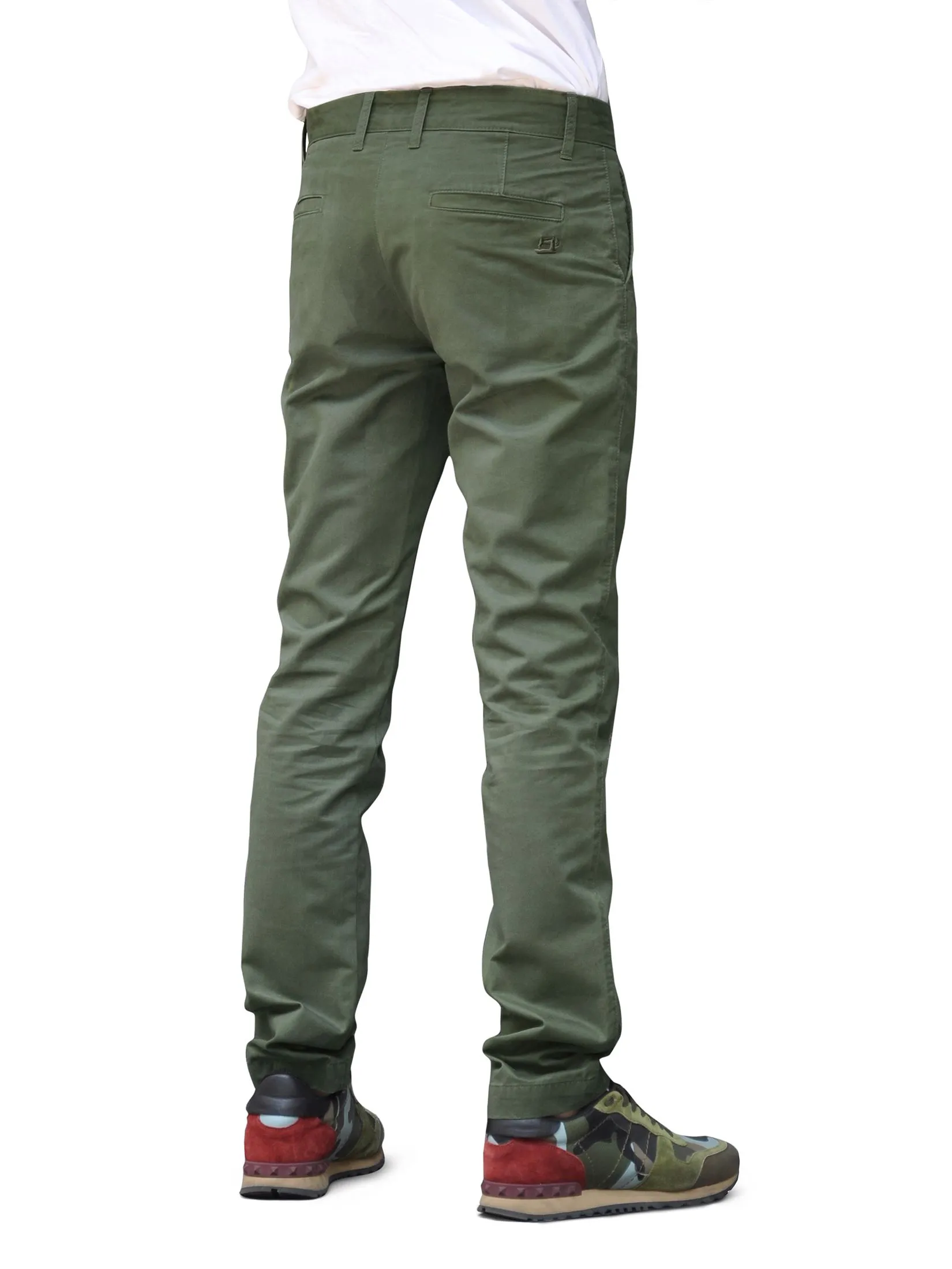 SIMPLE&RAW Timber Chino Pants Sk814 Green