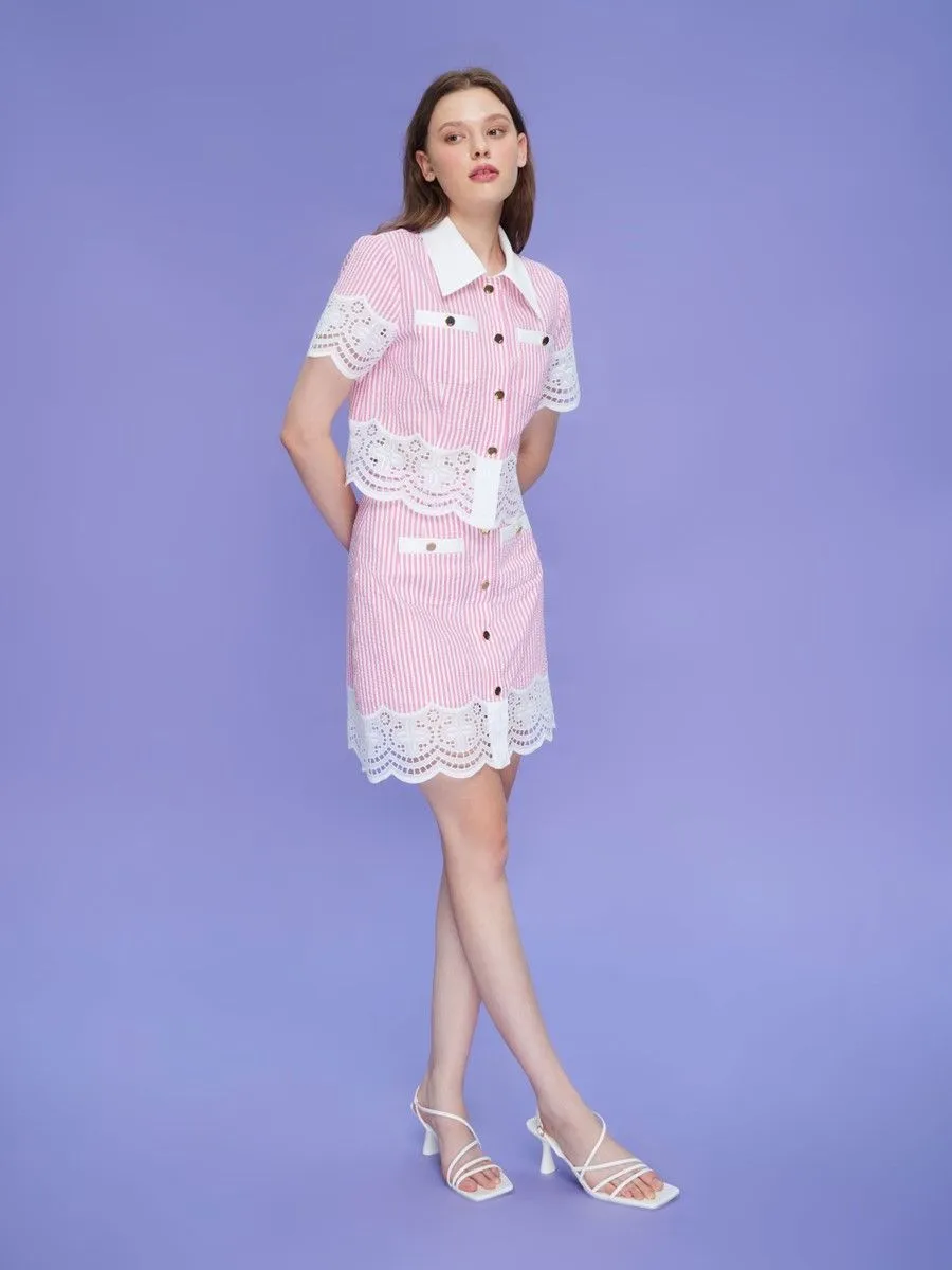 ASV (AW23) Maisie Women Mini Skirt Pink