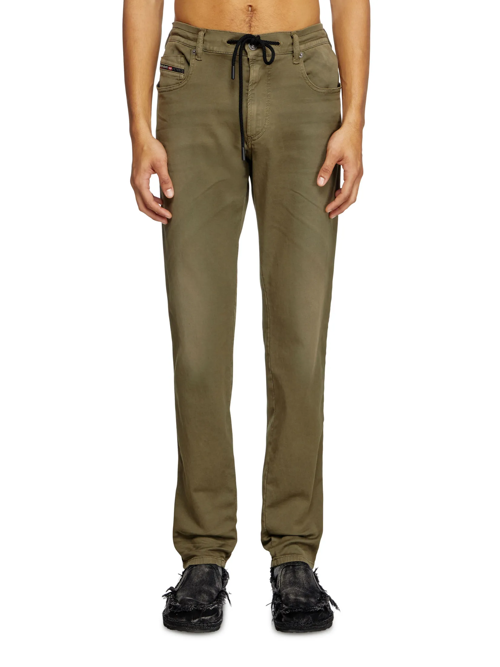 DIESEL Men Jeans Pants 2062 D-STRUKT-B JOGG Sweat jea Deep green