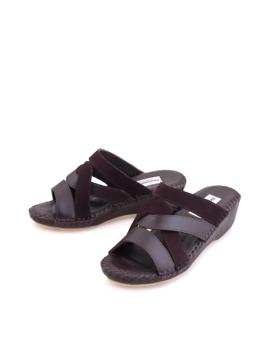 DORTMUEND Women Sandals Lilly Dark Brown