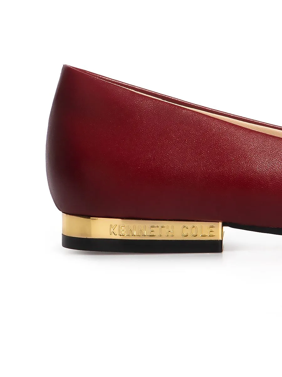 KENNETH COLE WOMEN FLATS ASTAIRE FLATS X ANNE THONGPRASOM / BORDEAUX WINE