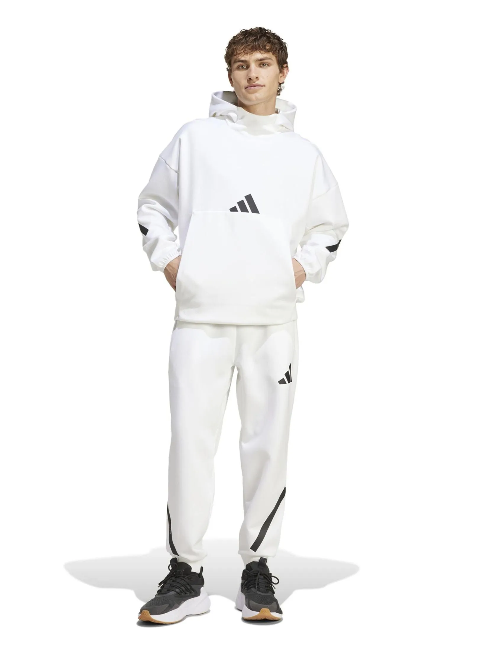 ADIDAS Women Tracksuit Bottoms Z.N.E. White