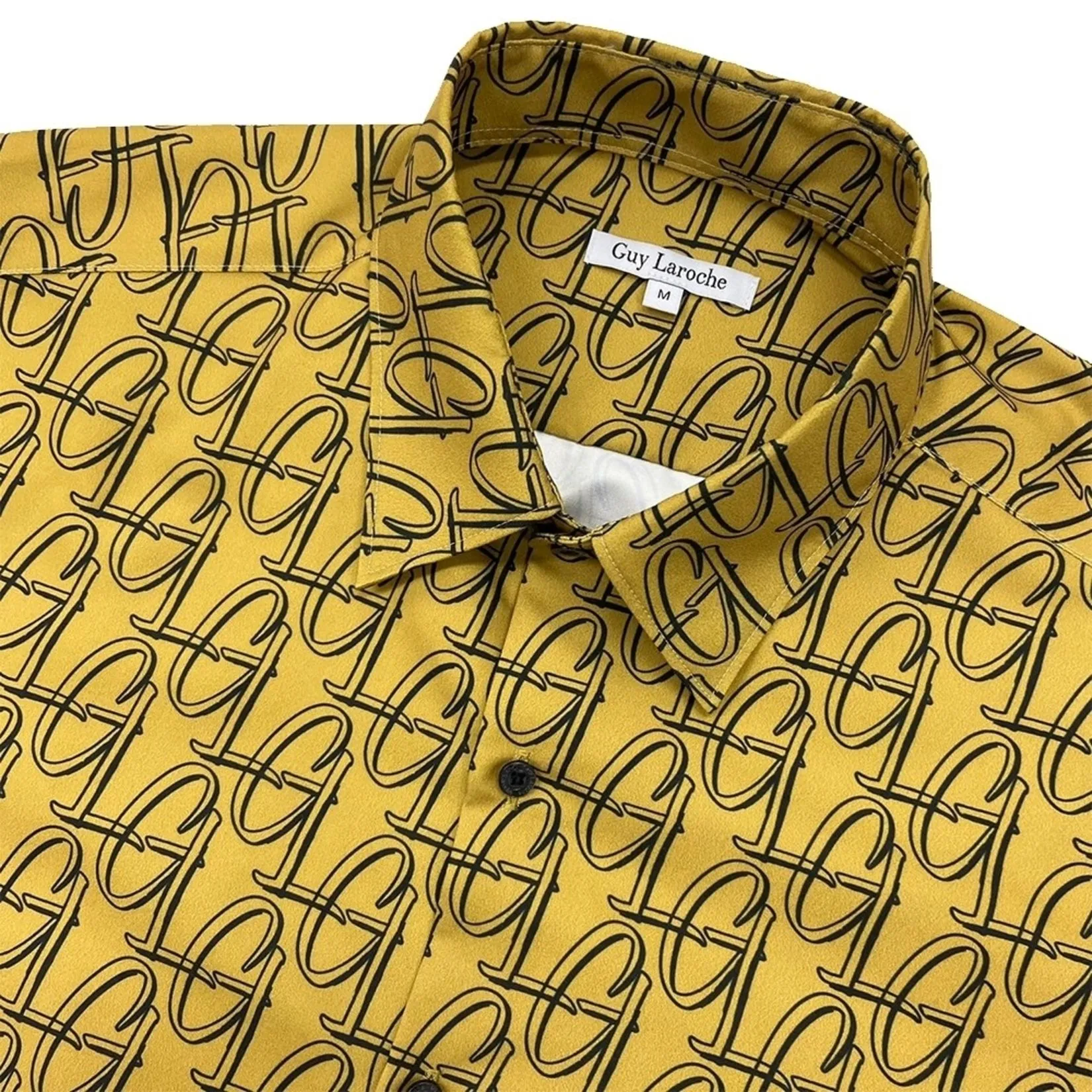 GUY LAROCHE MENWEAR Men's Shirt long sleeves BAB7204S3YE - Yellow
