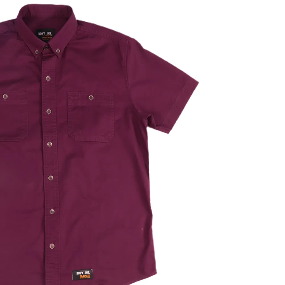BOVY BAS3900 -  SHIRT CRIMSON BASIC SLIM