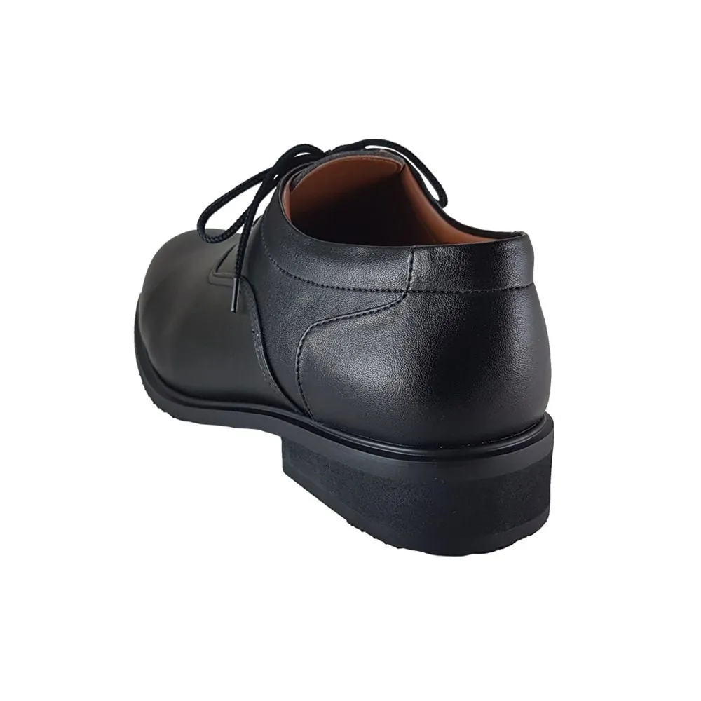 FREEWOOD SHOES leather biz laced B5839801-black