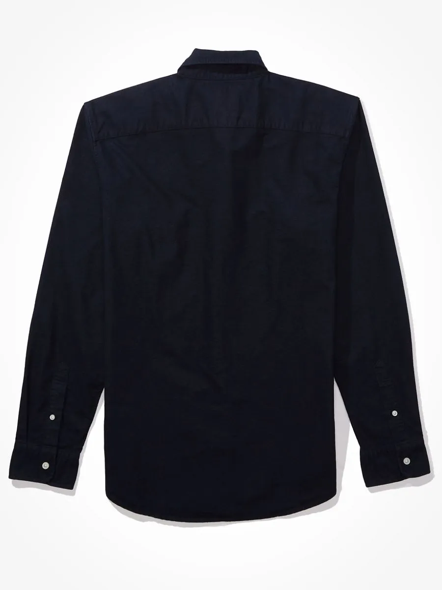 AMERICAN EAGLE MEN 2100 INT SF BTD PC DYE OXFORD W EAGLE 410 NAVY