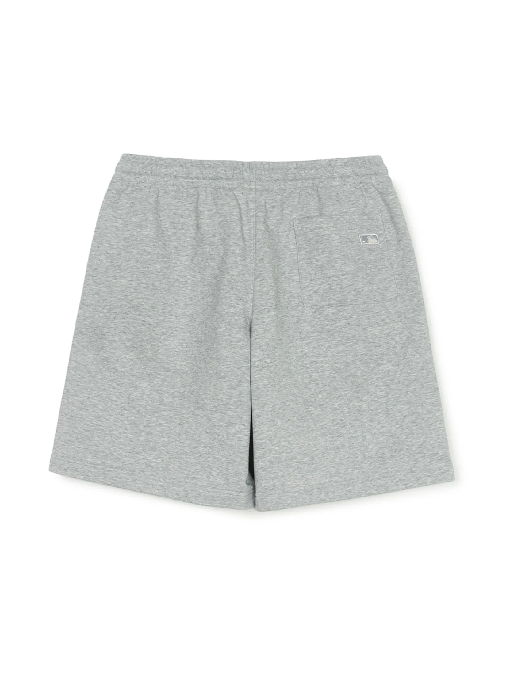 MLB Unisex Basic Street Big Logo 9  Shorts Model 3ASPB0253 43MGS Melange Grey