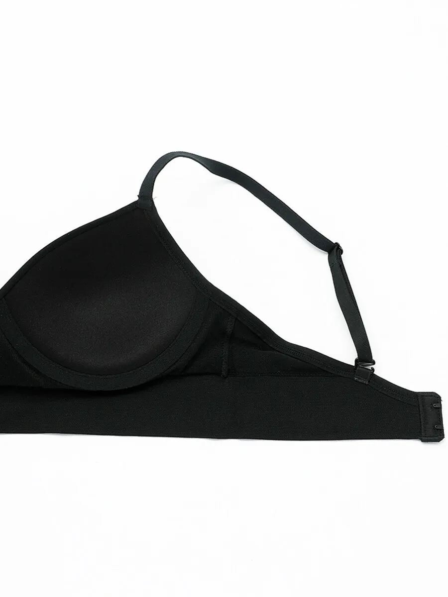 SABINA Women Bra Wireless Maggie Mae Soft and Cozy  - Black Coffee