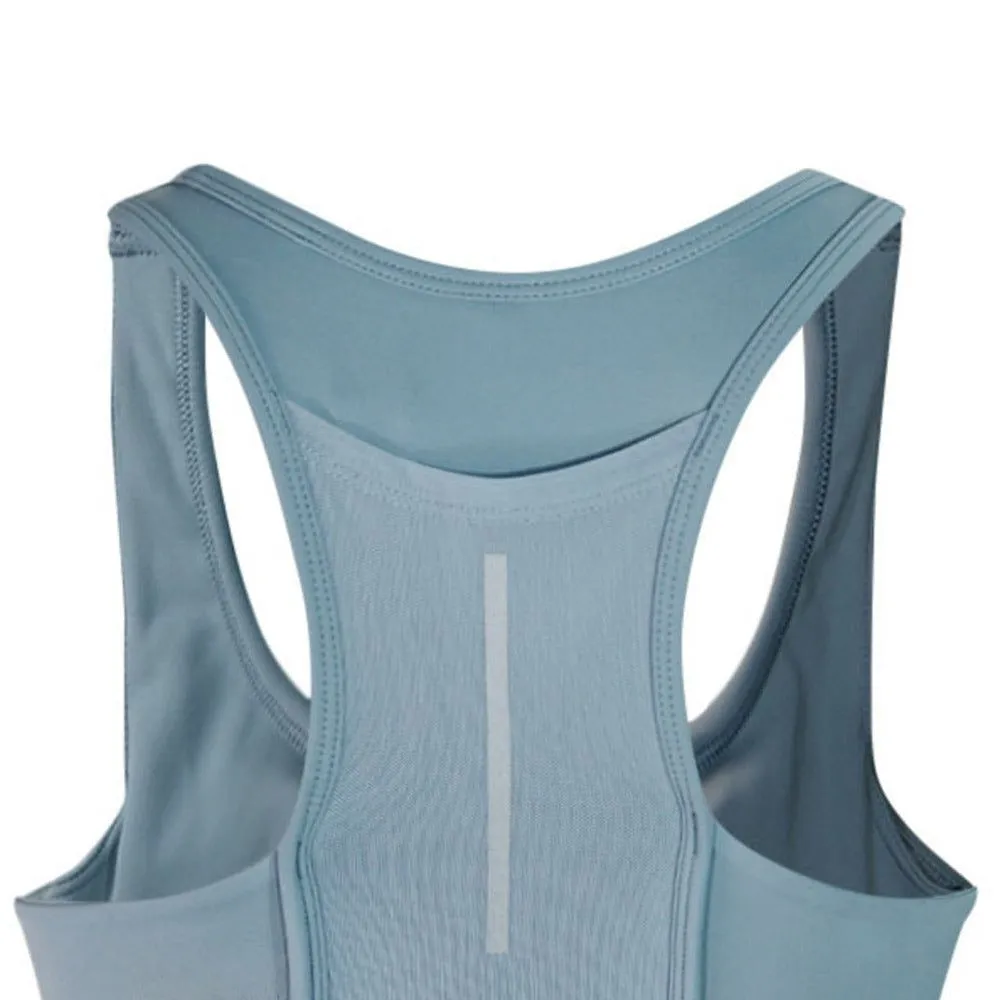 REEBOK Lux Racerback Women Running Sports Bra Blue - RE099AP551ENTH