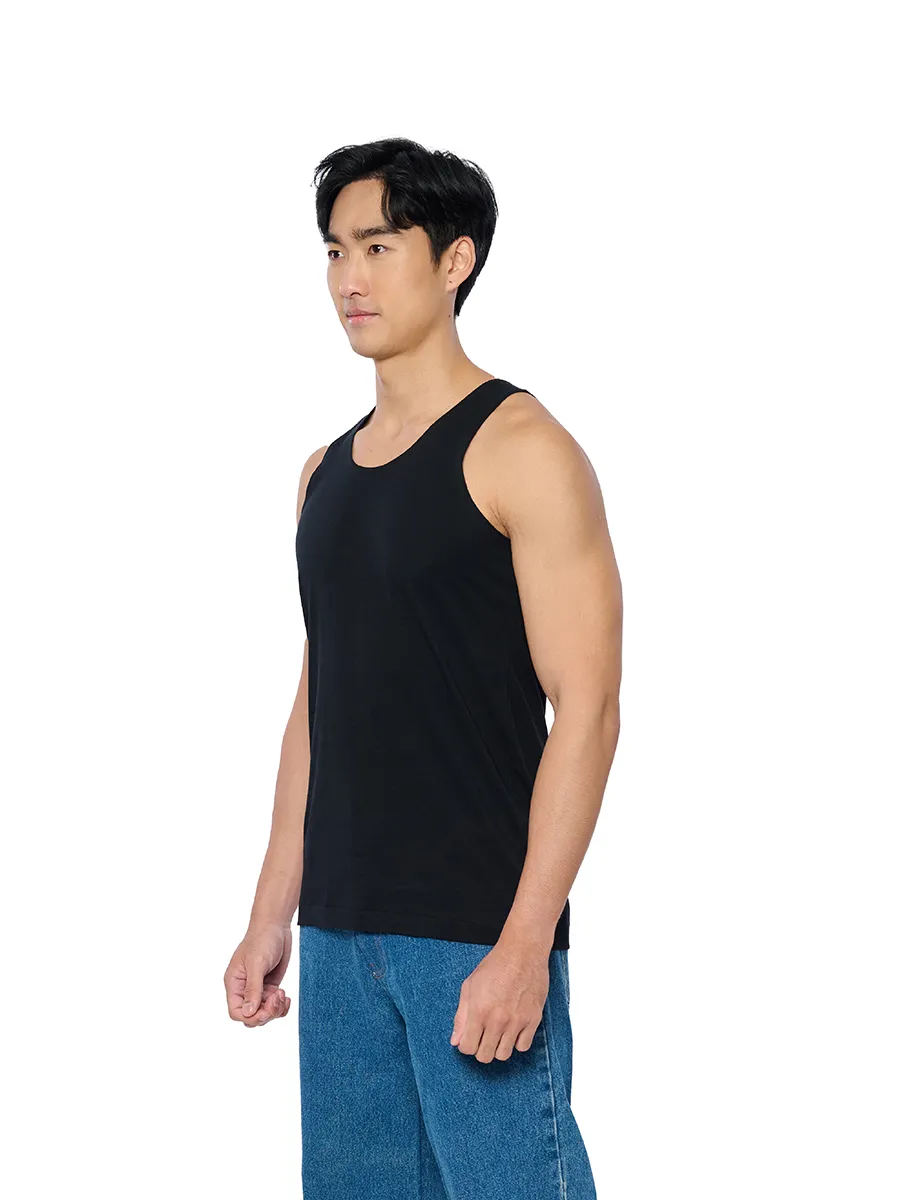 DOUBLE GOOSE Double goose classic black singlet.