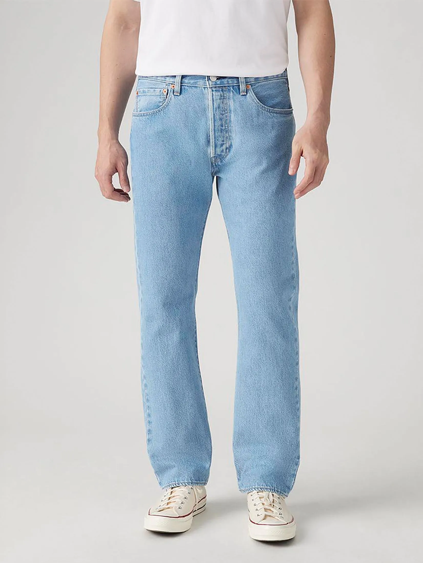LEVI'S Men's 501 Original Jeans Light Wash